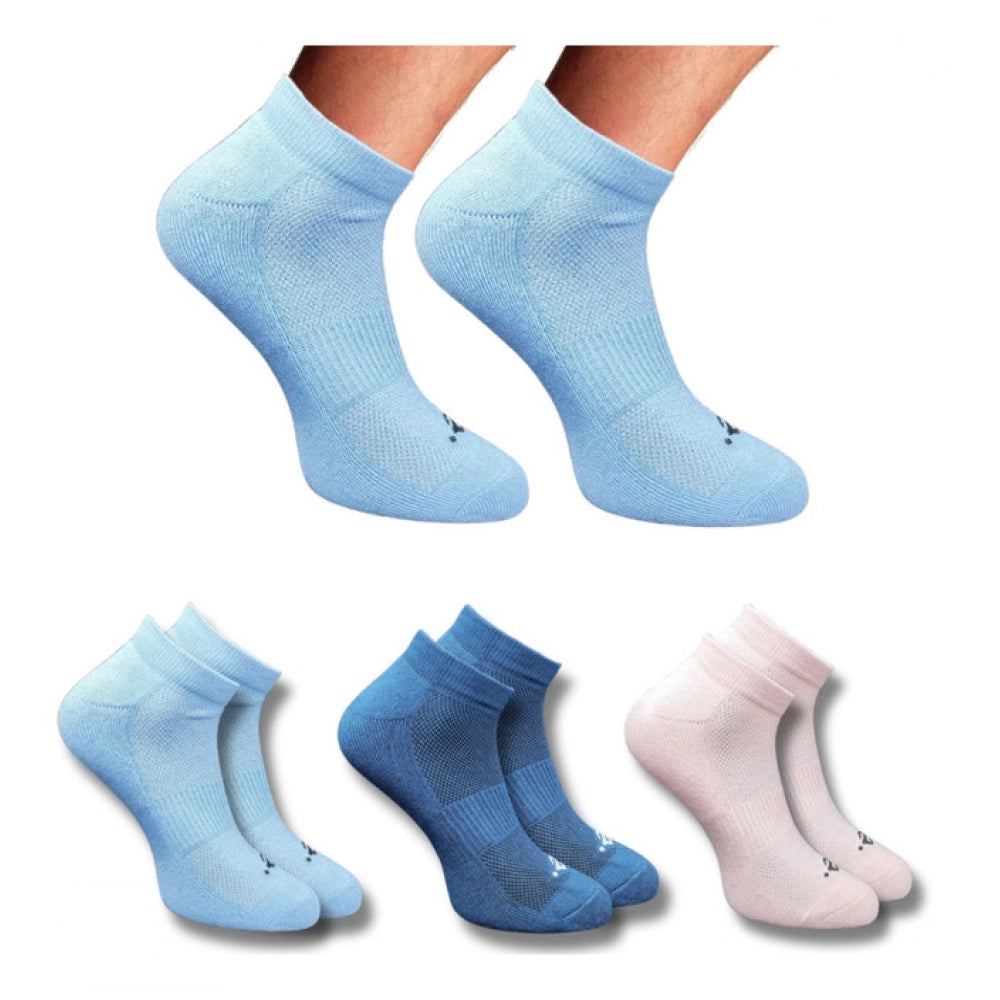3_Pair Set Unisex Casual Cotton Printed Low Cut Socks (Multicolor)