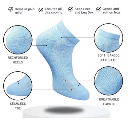 3_Pair Set Unisex Casual Cotton Printed Low Cut Socks (Multicolor)