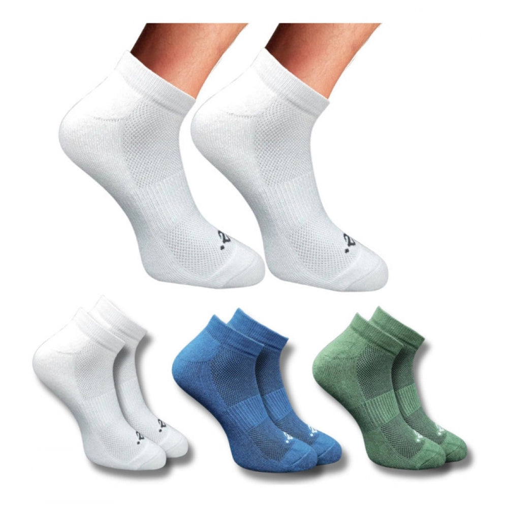 3_Pair Set Unisex Casual Cotton Printed Low Cut Socks (Multicolor)