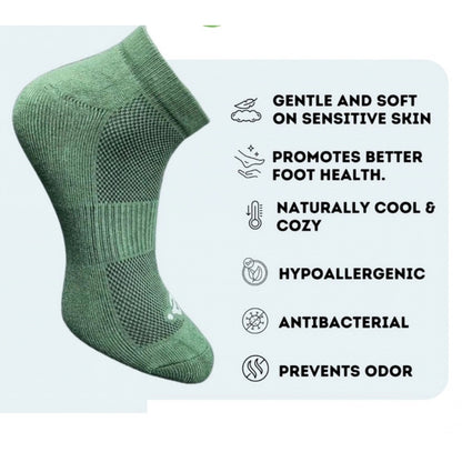 3_Pair Set Unisex Casual Cotton Printed Low Cut Socks (Multicolor)