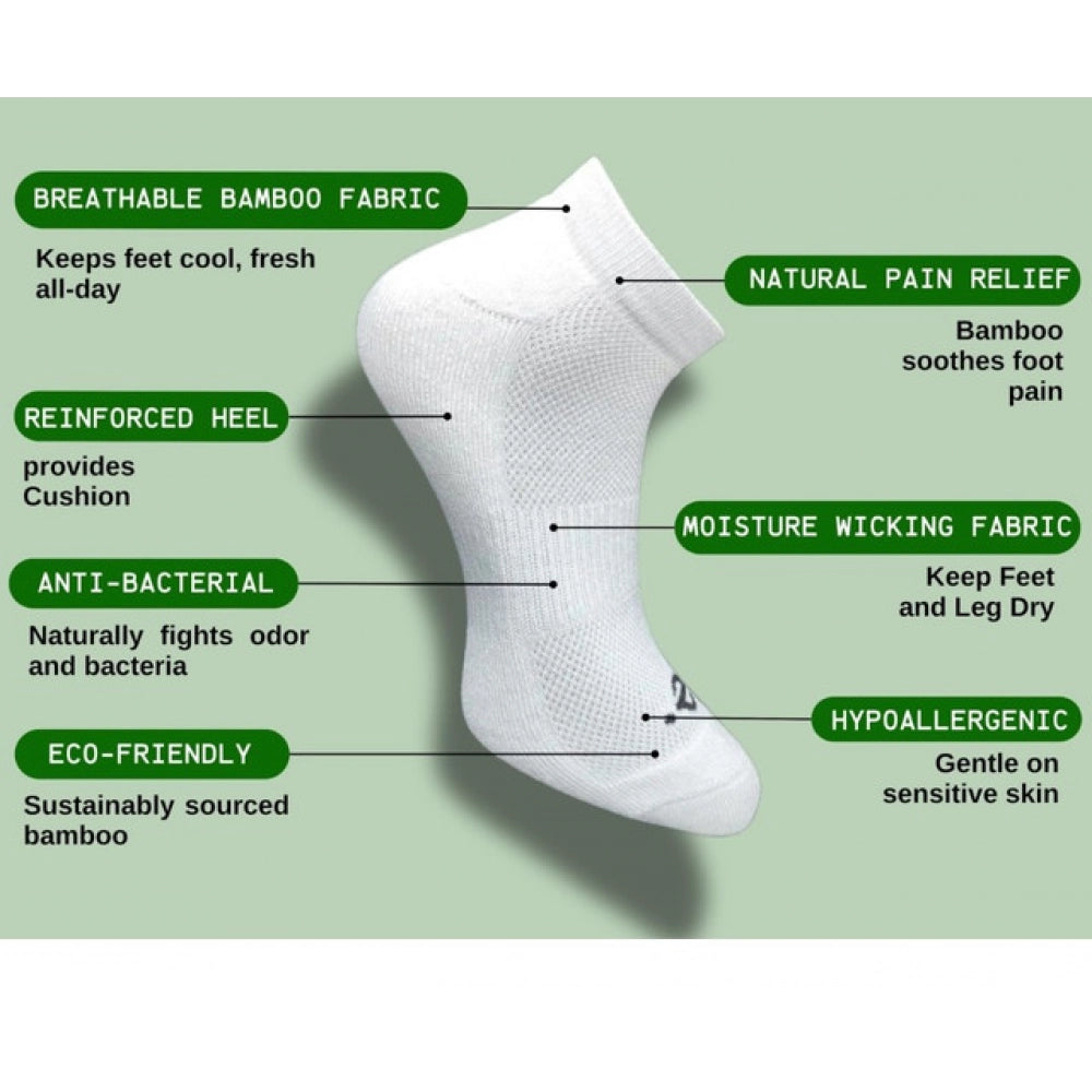 3_Pair Set Unisex Casual Cotton Printed Low Cut Socks (Multicolor)