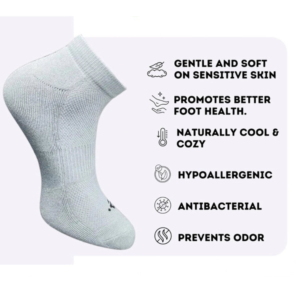 3_Pair Set Unisex Casual Cotton Printed Low Cut Socks (Multicolor)