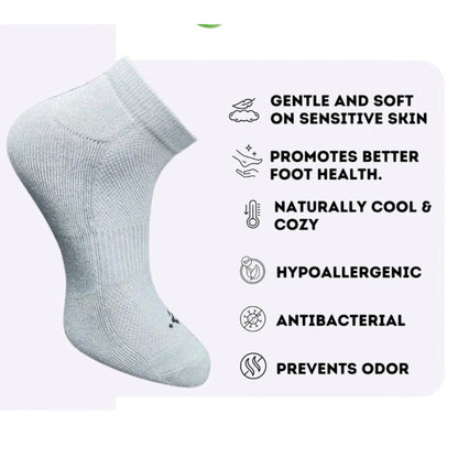 3_Pair Set Unisex Casual Cotton Printed Low Cut Socks (Multicolor)