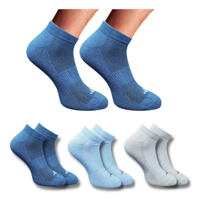 3_Pair Set Unisex Casual Cotton Printed Low Cut Socks (Multicolor)