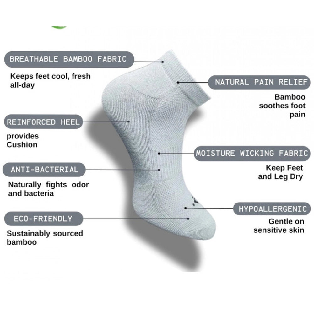 3_Pair Set Unisex Casual Cotton Printed Low Cut Socks (Multicolor)