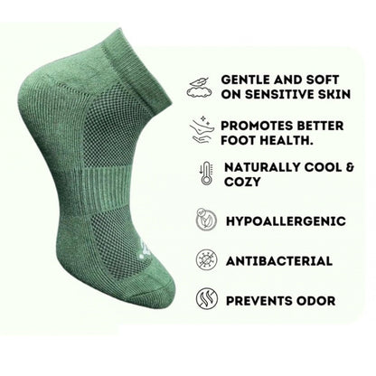 3_Pair Set Unisex Casual Cotton Printed Low Cut Socks (Multicolor)