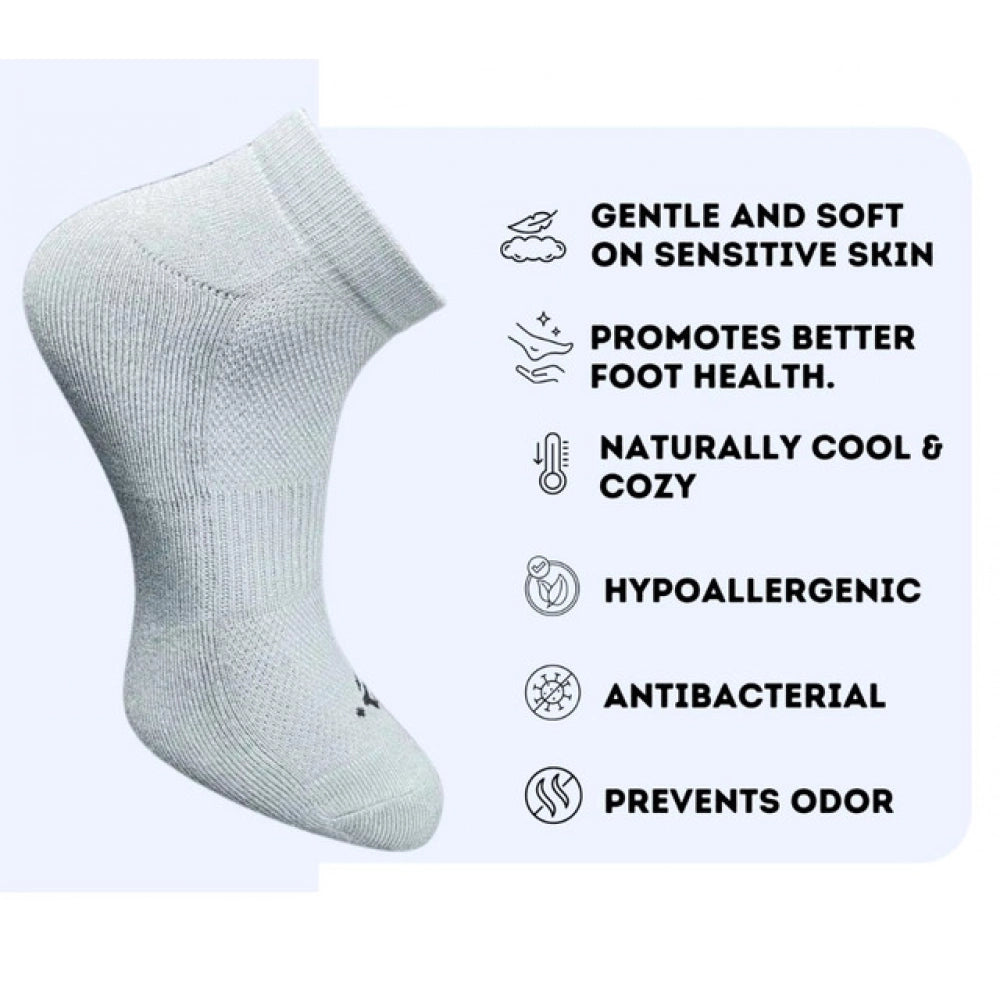 3_Pair Set Unisex Casual Cotton Printed Low Cut Socks (Multicolor)