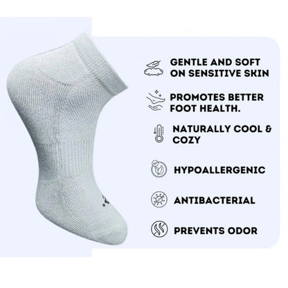 3_Pair Set Unisex Casual Cotton Printed Low Cut Socks (Multicolor)