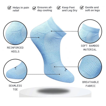 3_Pair Set Unisex Casual Cotton Printed Low Cut Socks (Multicolor)
