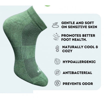 3_Pair Set Unisex Casual Cotton Printed Low Cut Socks (Multicolor)