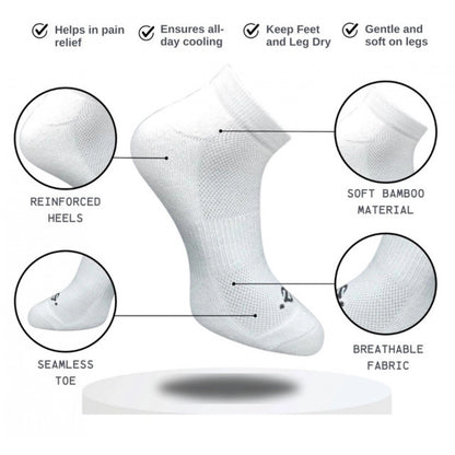 3_Pair Set Unisex Casual Cotton Printed Low Cut Socks (Multicolor)