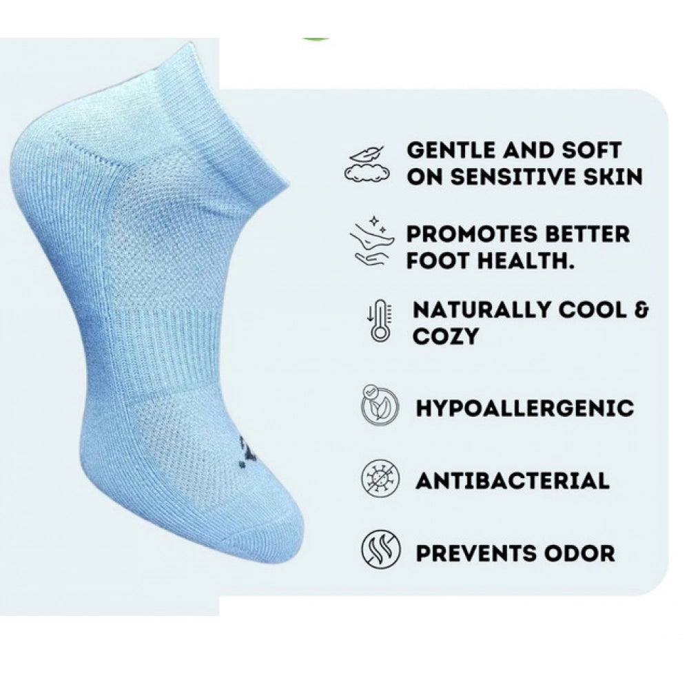 3_Pair Set Unisex Casual Cotton Printed Low Cut Socks (Multicolor)