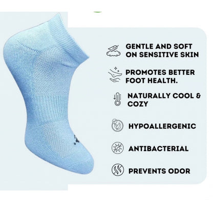 3_Pair Set Unisex Casual Cotton Printed Low Cut Socks (Multicolor)