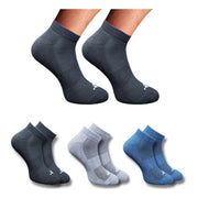 3_Pair Set Unisex Casual Cotton Printed Low Cut Socks (Multicolor)