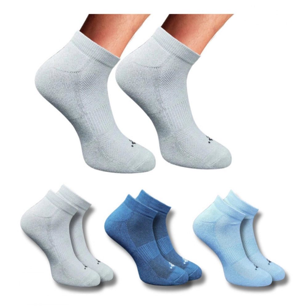 3_Pair Set Unisex Casual Cotton Printed Low Cut Socks (Multicolor)