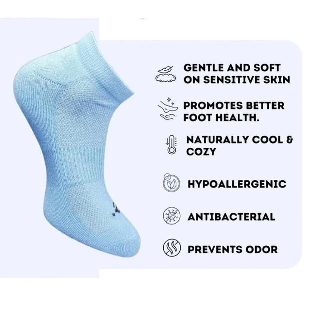 3_Pair Set Unisex Casual Cotton Printed Low Cut Socks (Multicolor)