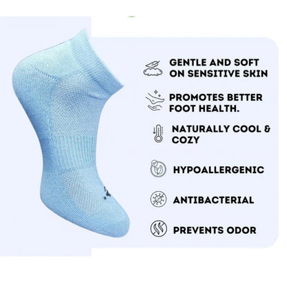 3_Pair Set Unisex Casual Cotton Printed Low Cut Socks (Multicolor)