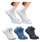 3_Pair Set Unisex Casual Cotton Printed Low Cut Socks (Multicolor)