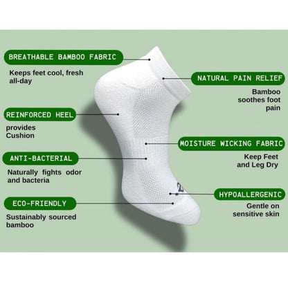 3_Pair Set Unisex Casual Cotton Printed Low Cut Socks (Multicolor)