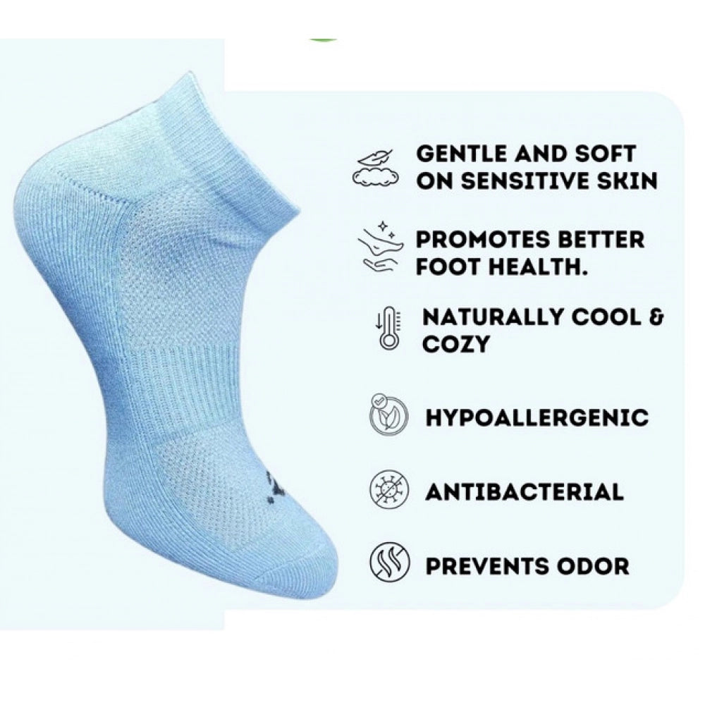 3_Pair Set Unisex Casual Cotton Printed Low Cut Socks (Multicolor)