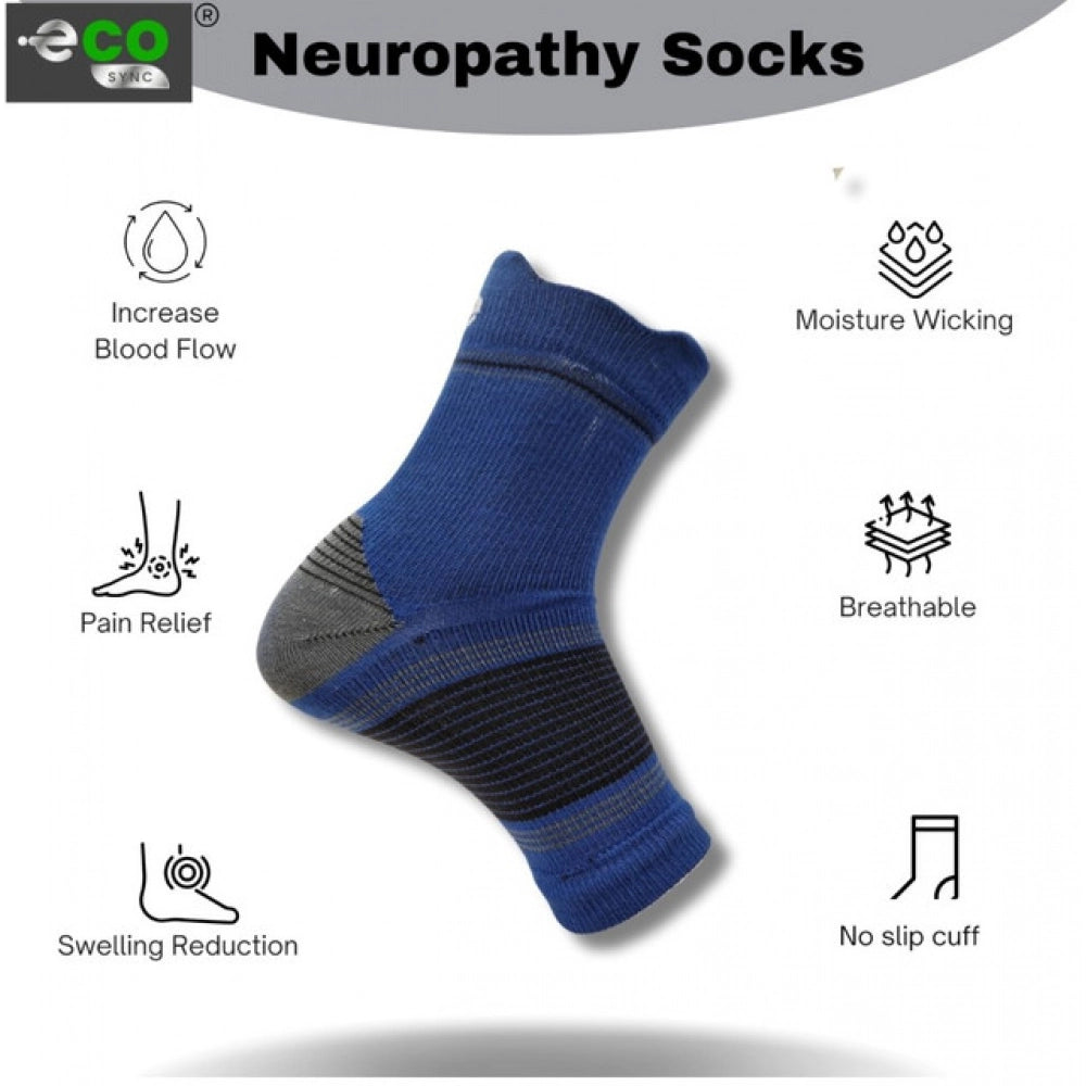 3_Pair Set Unisex Casual Cotton Printed Ankle Length Support Socks (Multicolor)