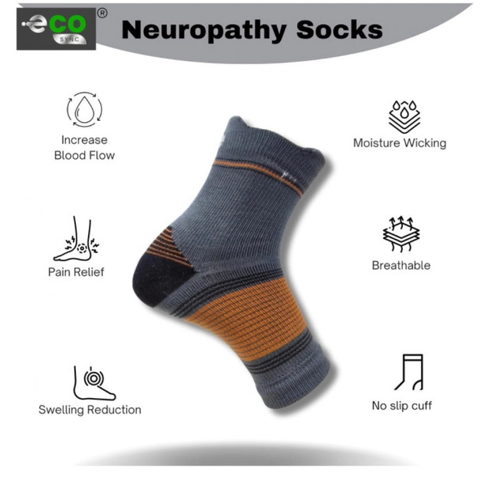 3_Pair Set Unisex Casual Cotton Printed Ankle Length Support Socks (Multicolor)