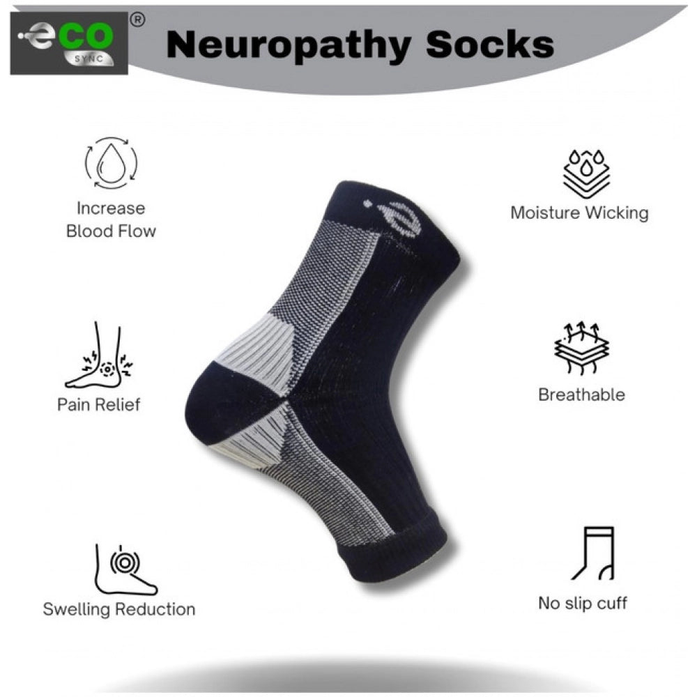 3_Pair Set Unisex Casual Cotton Printed Ankle Length Support Socks (Multicolor)