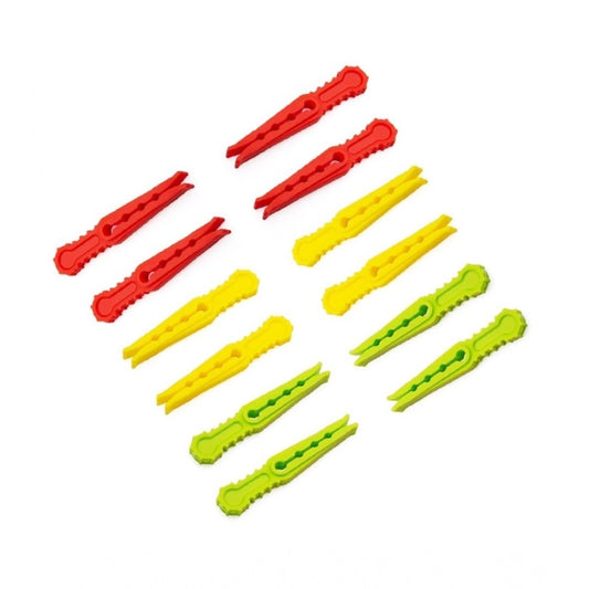 Pack of 4_Cloth Hanger Clips 36Pcs set – Multi-Purpose Clothes Pegs (Color: Assorted ) | Home Accessories