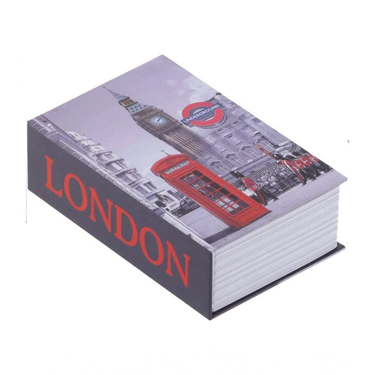 Secret Book Safe with Number Locker (Gray) | Home Accessories