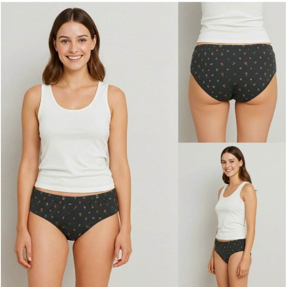 Generic Pack of_3 Women's Cotton Printed Hipster Panty (Multicolor)