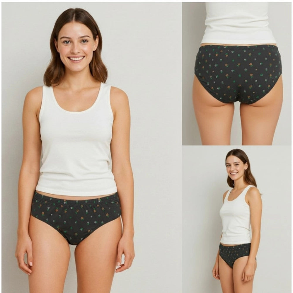 Generic Pack of_6 Women's Cotton Printed Hipster Panty (Multicolor)