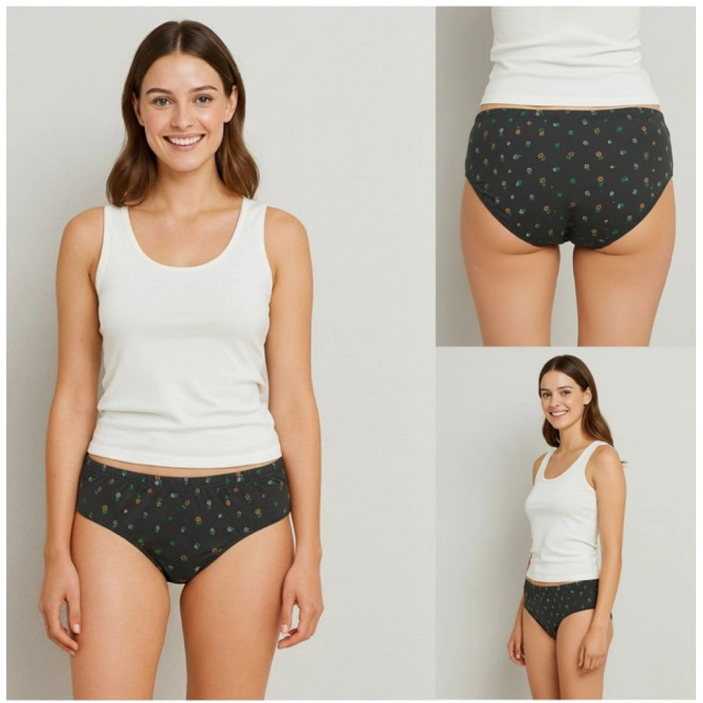 Generic Pack of_6 Women's Cotton Printed Hipster Panty (Multicolor)