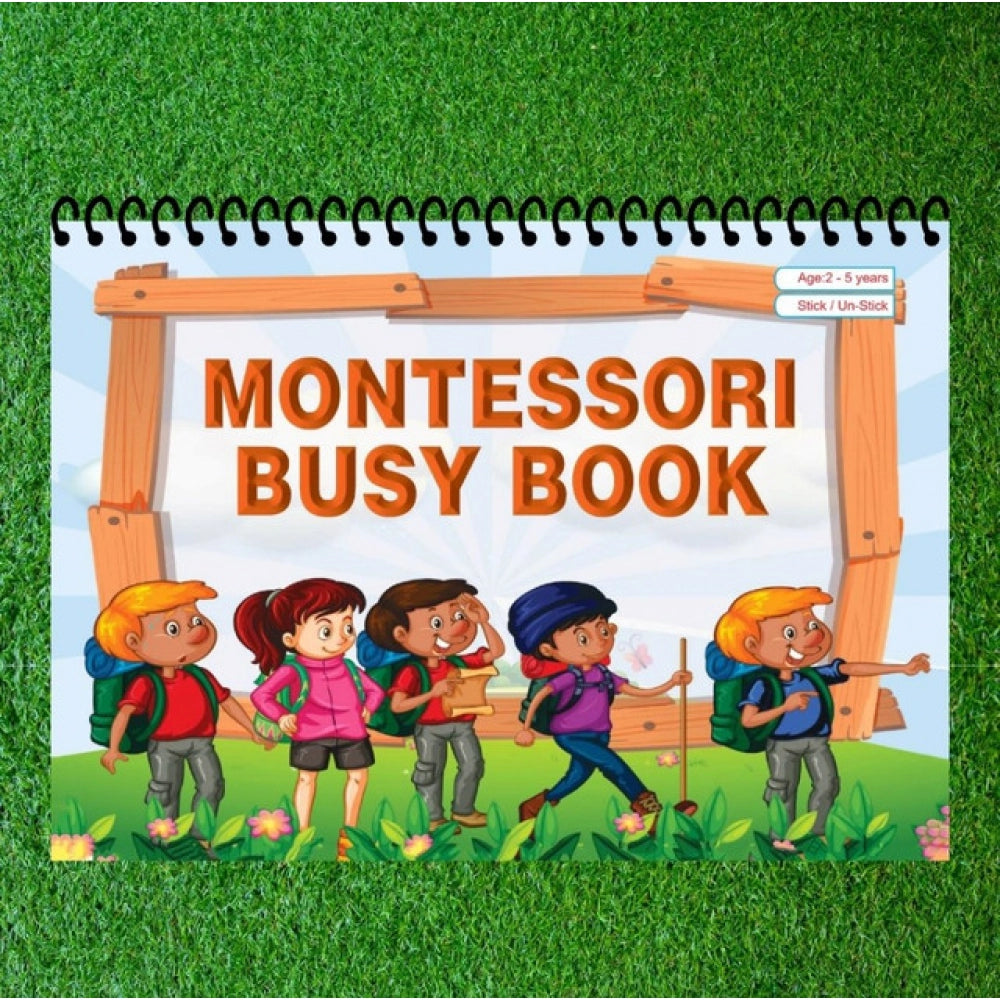 Montessori Busy Book – Early Learning Activity Set (2–4 Years, Multicolor) - POPNOVA