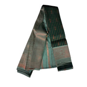 Women's Soft Silk Woven Saree With Unstitched Blouse 5.5 Mtr (Green)