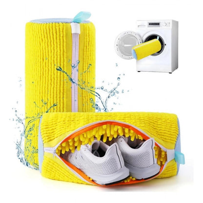 Pack of 2 Shoe Washing Machine Bag (Yellow) - POPNOVA
