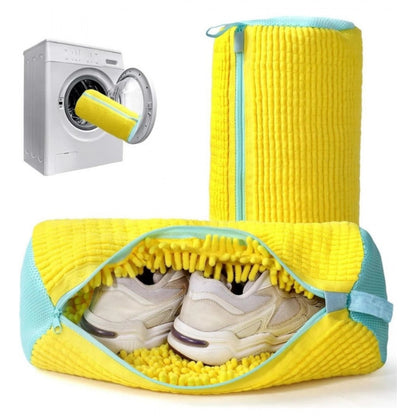 Pack of 2 Shoe Washing Machine Bag (Yellow) - POPNOVA