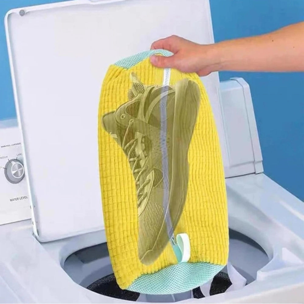 Pack of 2 Shoe Washing Machine Bag (Yellow) - POPNOVA