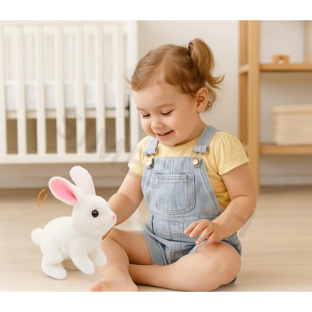 Walking And Talking Rabbit (White) kids toys