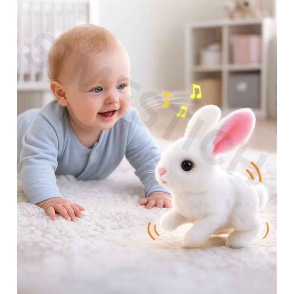Walking And Talking Rabbit (White) kids toys