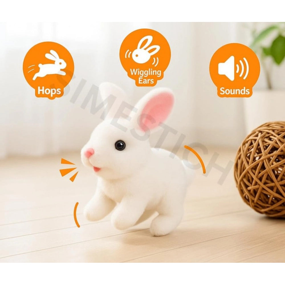 Walking And Talking Rabbit (White) kids toys