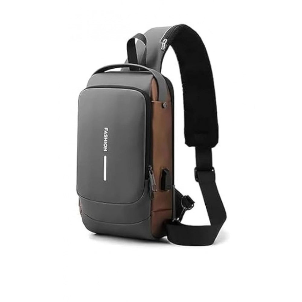 Waterproof Sling Cross Backpack Bag (Black) - POPNOVA
