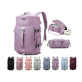 Generic 2 in 1 Travel Duffle Bag with Shoe Compartment (Multicolor)
