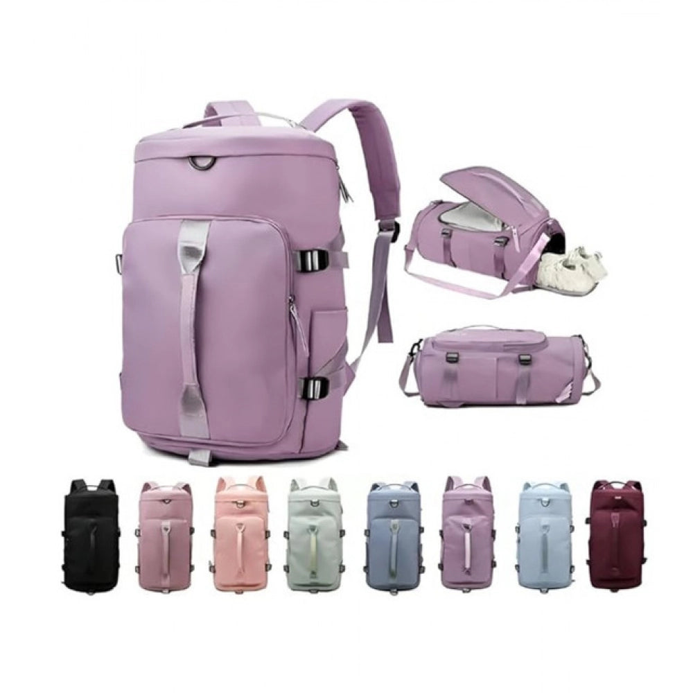 Generic 2 in 1 Travel Duffle Bag with Shoe Compartment (Multicolor)