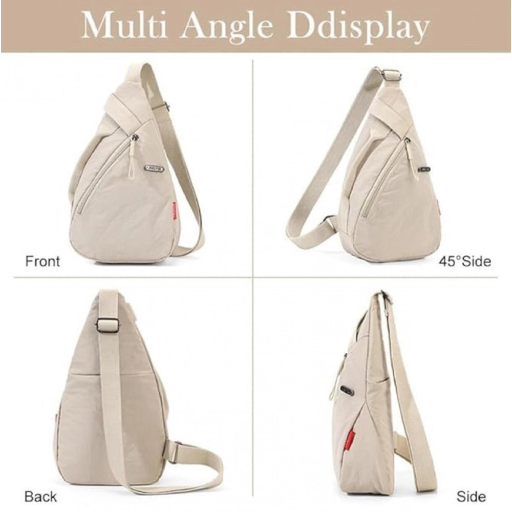 Chest Bag (Off White) - POPNOVA