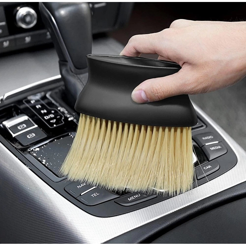 Pack of 3 Car Dashboard Cleaning Brush (Black) - POPNOVA