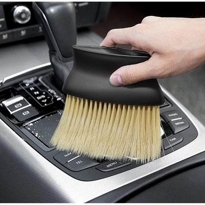 Pack of 3 Car Dashboard Cleaning Brush (Black) - POPNOVA