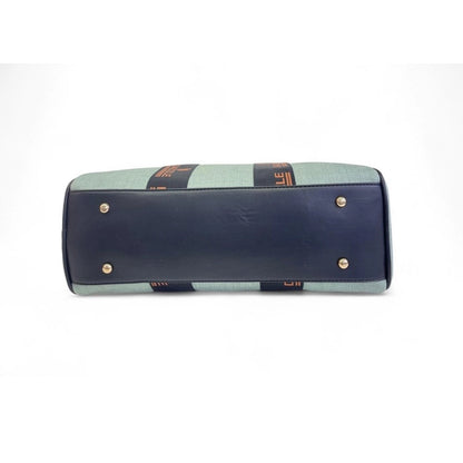 Women's Polyurethane Textured Duffle Bag with Adjustable & Removable Strap (Green) - POPNOVA