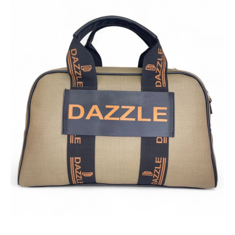 Women's Polyurethane Textured Duffle Bag with Adjustable & Removable Strap (Olive Green) - POPNOVA