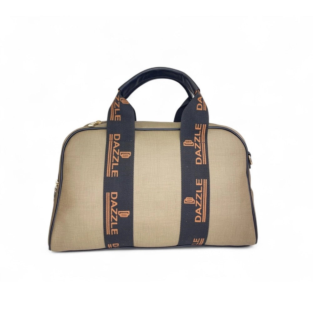 Women's Polyurethane Textured Duffle Bag with Adjustable & Removable Strap (Olive Green) - POPNOVA