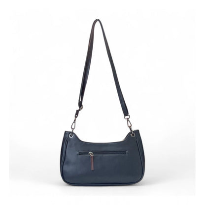 Women's Polyurethane Floral Embroidered Crossbody Sling Bag with Adjustable & Removable Strap (Black) - POPNOVA